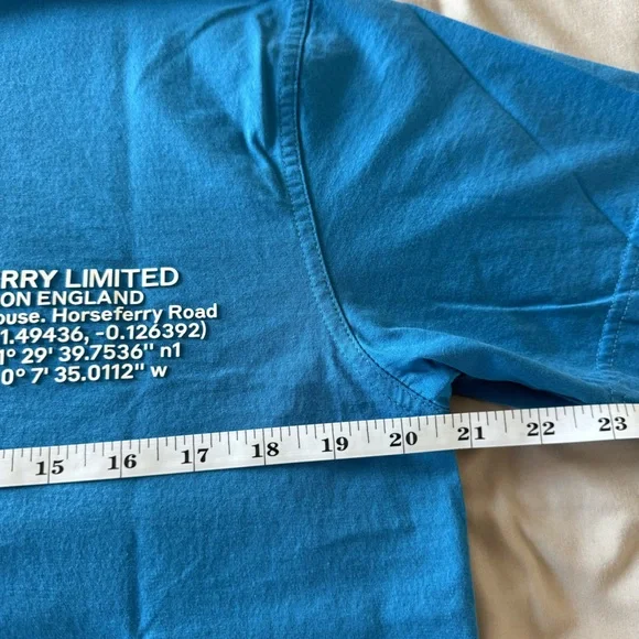 BURBERRY location print Tshirt